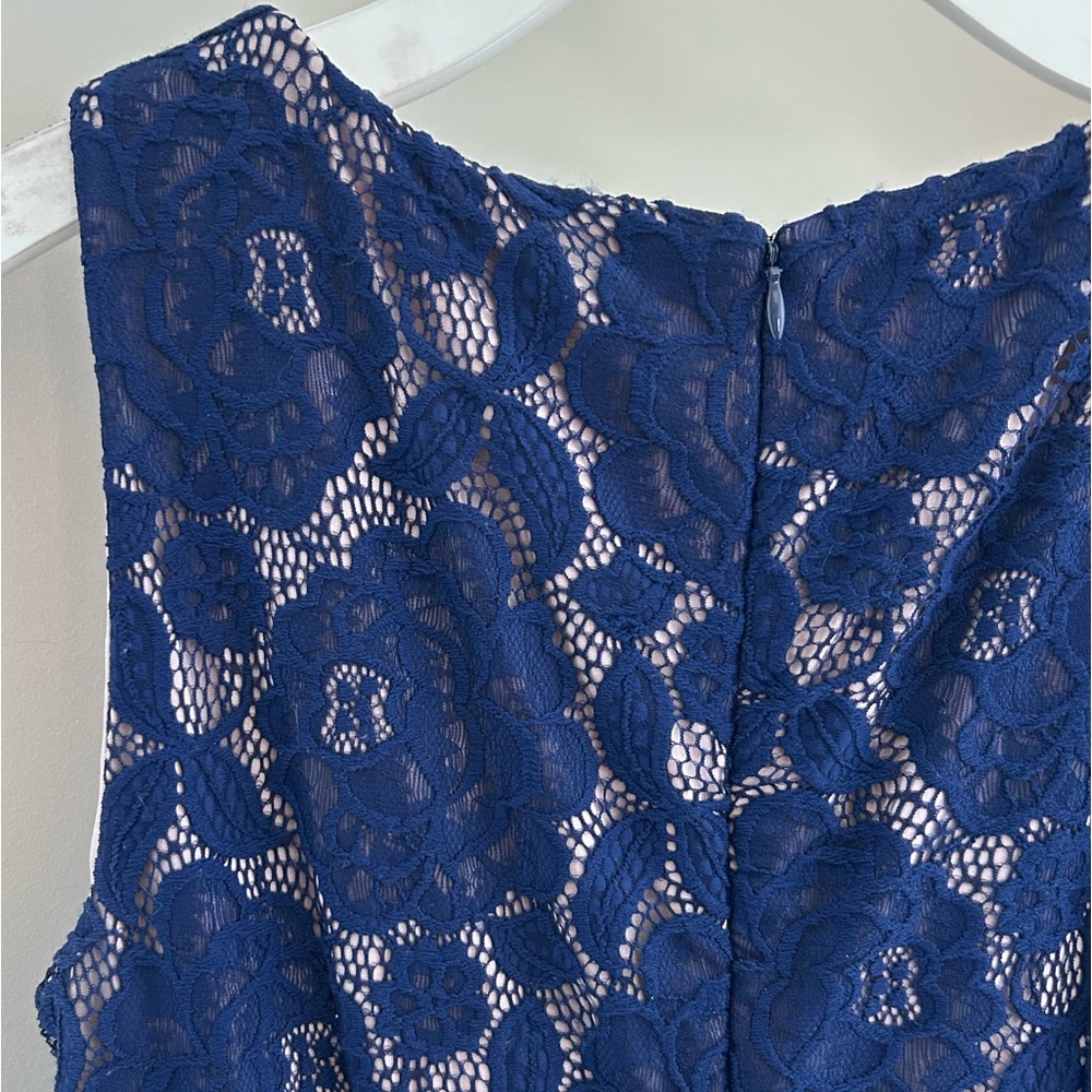 Ivanka Trump Lace Navy Sheath Dress - Picture 13 of 16